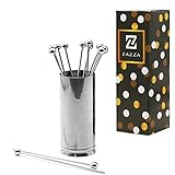 Cocktail picks with Holder - AUCHOIS Cocktail Toothpicks, Food Appetizer Toothpicks for Sandwiches,...