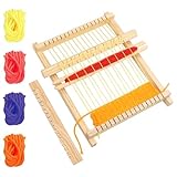 Photo Gallery curtzy telaio per tessitura in legno 16,5 x 21,7 cm - grande a mano per lana - filati misti, asta di regolazione, pettine, navetta, cavo di nylon - per principianti Photo Gallery curtzy telaio per tessitura in legno 16,5 x 21,7 cm - grande a mano per lana - filati misti, asta di regolazione, pettine, navetta, cavo di nylon - per principianti