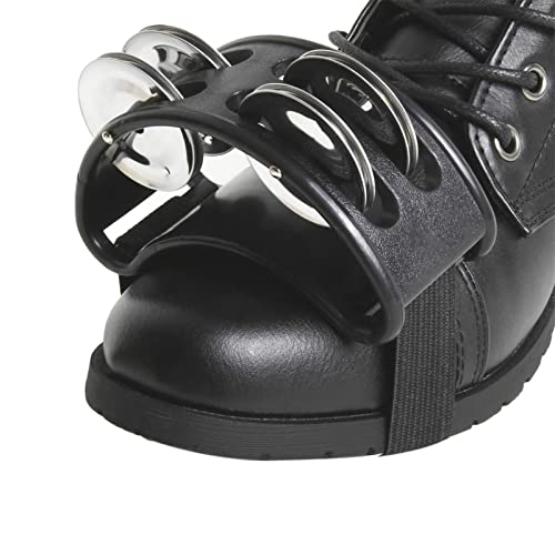 Yusheng Pie de pandereta, instrumento musical, tambor de pie de percusión, tambor de pie para adultos, instrumento de accesorios para tocar la batería y la guitarra