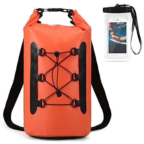 Lixada Bolsa Estanca Seca Impermeable Roll Top Mochila para Trekking Nadar Kayak Deportes