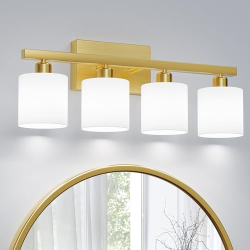 PARTPHONER Bathroom Light Fixtures, Bathroom Lighting Fixtures Over Mirror, Interior