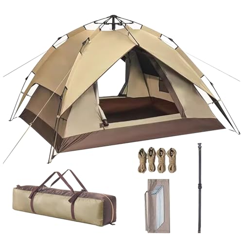 Carpa de camping automática plegable para 3-4 personas miniatura 1