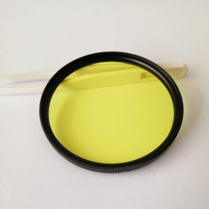 1PCS M67 470nm IR Infrared Long Pass Filter Yellow Optical Glass JB470 GG475 for Camera Photograph