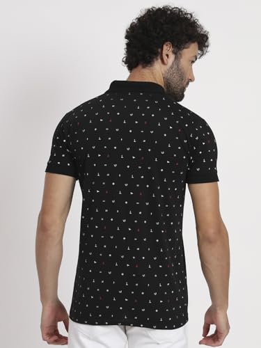 Image of Men Cotton Half Sleeves Regular FIT Polo T-Shirt