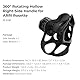 SMALLRIG 360° Drehbarer Hohler Rechter Griff für ARRI Rosette, 15 kg/33 lb Tragkraft für Kamerakäfige und Schulter-Rigs – 5241
