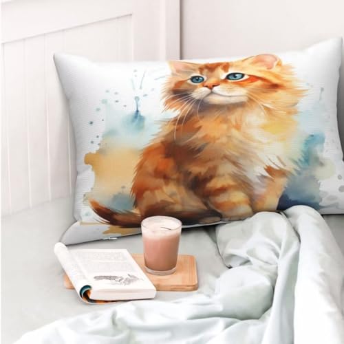 Housse coussin mignon 60x80 double face avec fermeture éclair cachée - 6