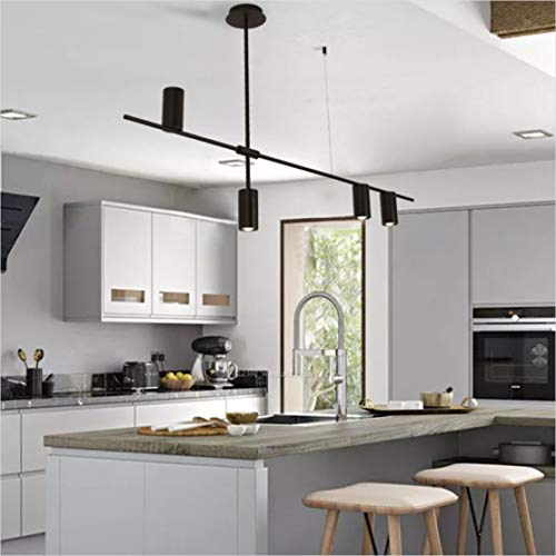 Bokt Matte Black 4 Light Led Track Lighting Adjustable 4 Way Ceiling Mount Linear Spotlights Mid Century Industrial Kitchen Focus Track Lighting Modern Geometric Chandelier Pendant Lamp #TOP5