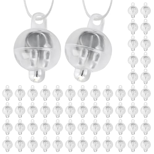 Yizhet LED Ballons Lichter mit Haken, 60 x Mini LED Lichter...