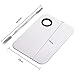 Stainless Steel Cosmetic Makeup Palette, Professional Cosmetic Mixing Makeup Palette Spatula Makeup Artist Tool, Beauty Salon Color Cream Mixing Palette With A Spatula Makeup Nail Art Palette