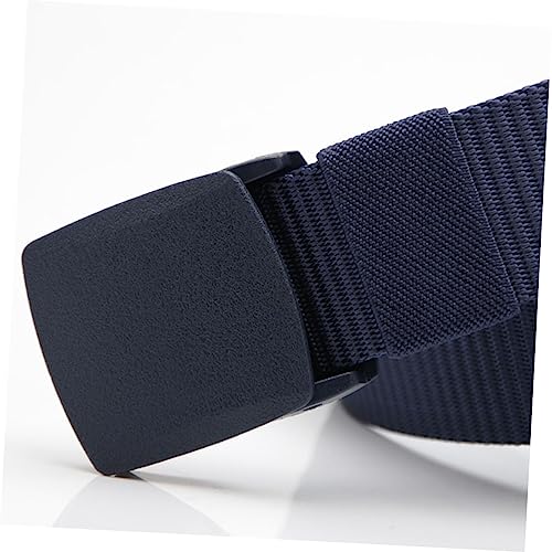 Homoyoyo 2pcs Canvas Tactical Belt Men Outdoor Training Waist Belt Plastic Buckle Adjustable Canvas Web for Men3