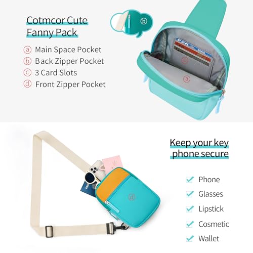 Image of Birthday Gifts for 8 9 10 11 12 Year Old Teens Girls Kids, Fanny Pack Crossbody Bag Sling Belt Bags Purse, Dorm Travel Essentials for Girls Fashion, Preppy Tween Teen Girl Gift Trendy Stuff