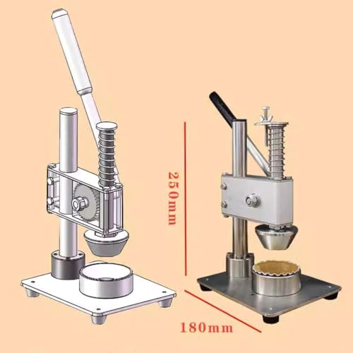 Prensa manual de tartas de huevo moldes formadores para hornear tartaletas perfectas 8