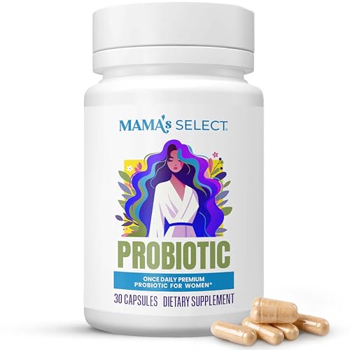 Mama's Select Prenatal Probiotics for Pregnant Women – Pregnancy, Postnatal & Postpartum Support – Aids Lactation, Breastfeeding, Digestion, Morning Sickness, Baby Microbiome – 30 Capsules