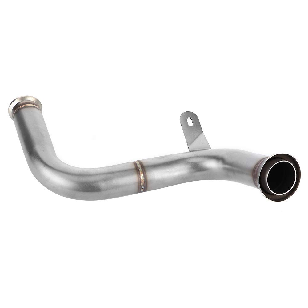 Qiilu Auspuff Mid Link Pipe Decat Mittelrohr Modifikation Fit für 125 250 390 RC390 2017+