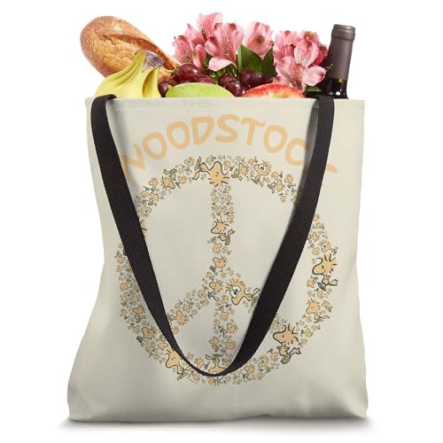 Bolso tote con signo de la paz de Woodstock de Peanuts miniatura 4