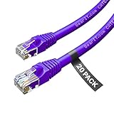 GearIT Cat 6 Ethernet Cable 1 ft (20-Pack) - Cat6 Patch Cable, Cat 6 Patch Cable, Cat6 Cable, Cat 6...