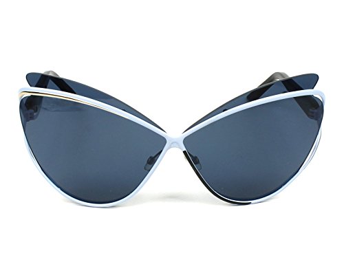 Dior 4CB Blue Gold and Black Audacieuse 1 Cats Eyes Sunglasses Lens Category 32