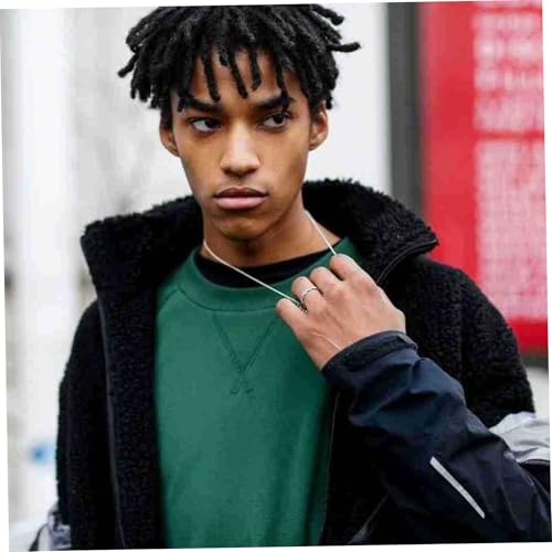 Perruque dreadlock courte pour hommes noirs tresses faciles