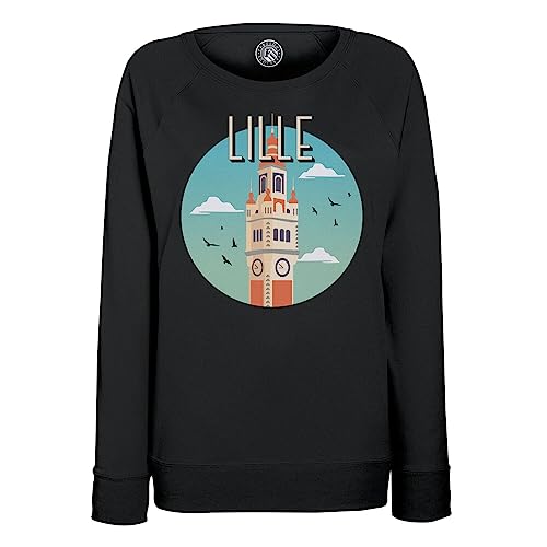 Sweatshirt femme Lille clocher vêtement tourisme France