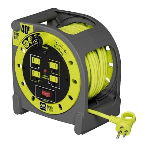 Masterplug 40ft Retractable Extension Cord Cover