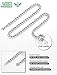 FindChic Men Curb Chain Necklace Stainless Steel Thick 7MM Link Chains for Men 14''-30'' 8 Length Options