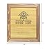Rustic Wooden Picture Frame 16x20-100% Natural Solid Eco Distressed Wood for Wall Mounting Poster Photo Frame - Walnut
