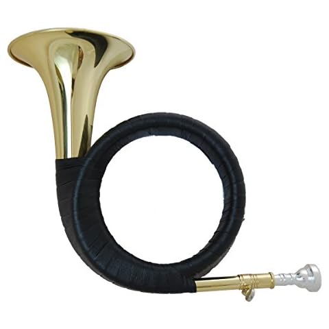 Tuyama® TJG-201 Hunting Horn in Bb (Traditional Design) - B flat Fuerst Pless Horn Post Horn Cover