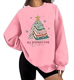Photo Gallery all booked for christmas sweatshirt, all booked for christmas shirt, christmas tree book felpe per le donne, rosa, 3xl Photo Gallery all booked for christmas sweatshirt, all booked for christmas shirt, christmas tree book felpe per le donne, rosa, 3xl