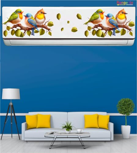 Image of ' nature Multi Birds'' AC Sticker (96 cm x30 cmx 24 cm)