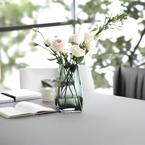 Tall Black Grey Glass Flower Vase,Large Black Grey Vases Home Decor,Modern Bud Gray Vase for Centerpieces,Table Top,Room Decor,Crystal Decorative Unique Flower Vases for Bouquet,Gift Tall Black Grey Glass Flower VaseLarge Black Grey Vases Home DecorModern Bud Gray Vase for CenterpiecesTable TopRoom DecorCrystal Decorative Unique Flower Vases for BouquetGift