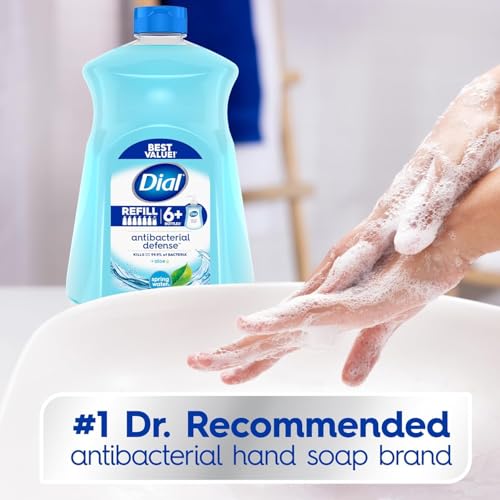 Image of Liquid Hand Soap Refill, Dial Spring Water Hand Wash, 52 Fl Oz (Bundle of 2 Bottle)