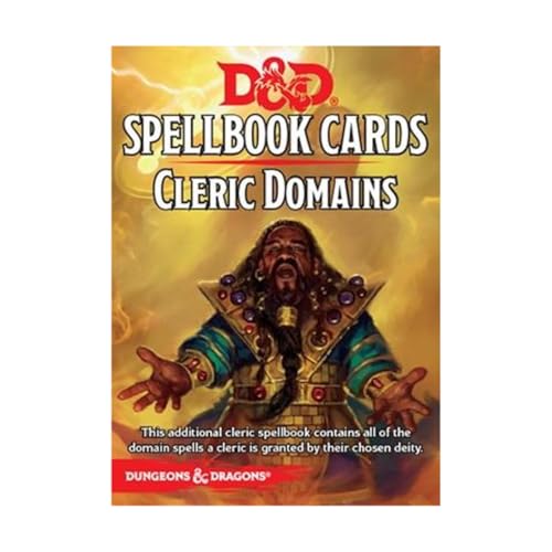 Battlefront Miniature D&D Spellbook Cards Cleric Domains Board Game