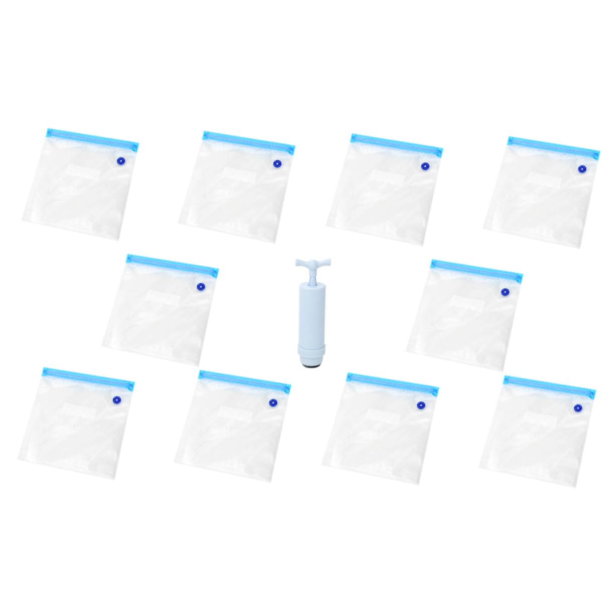 OKUMEYR 11 Pack Fresh Keeping Vacuum Bags Food Vacuum Sealer Healthy No Odor for Meat Pet Food Dried Fruits Medicines