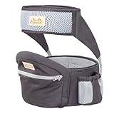 Viedouce Baby Hüftsitz Ergonomische mit Sicherheitsgurt Schutz,Reine Baumwolle...