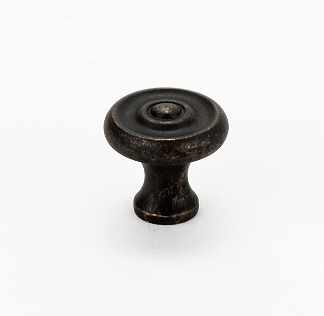 Alno A817-34-PA Rope 3/4″ Traditional Knobs, Polished Antique, 3/4"