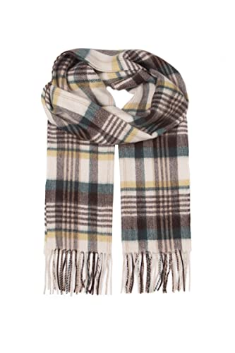 EURKEA 100% Cashmere 2025 Winter Scarf for Women, Fringed Edges,