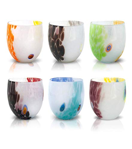 Verres à eau Les Couleurs de Murano coffret cadeau d'exception - 2