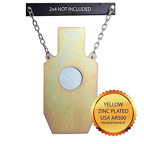 Steel Bullseye Silhouette Target 1/2" Ar500 #TOP5