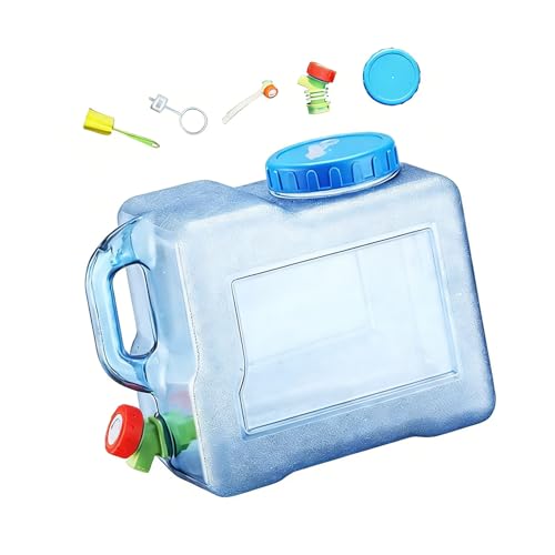 La mejor comparación de Contenedor de agua cuadrado los preferidos por los clientes. 50 Contenedor de agua de forma cuadrada para viajes en y uso doméstico, de grifo para almacenar bebidas y botes de agua para acampar