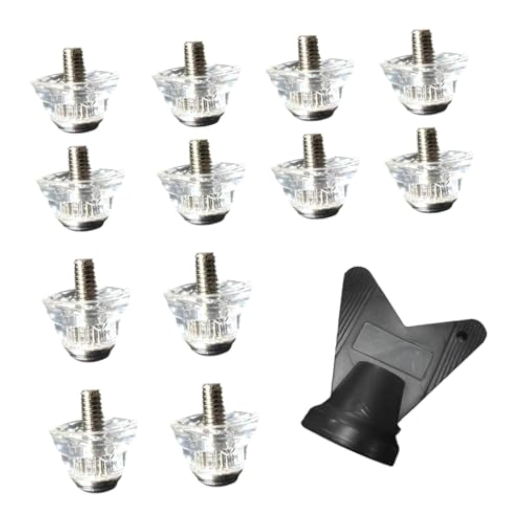 12Pcs Football Boot Spikes for Athletic Sneakers
