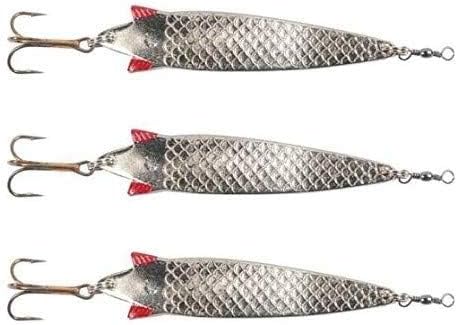 FFT® 3 x 30g TOBIE TOBY SPINNER LURE MACKEREL BASS COD PIKE SEA FISHING