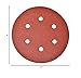 ALEKO 14SD04-10-100G 6 Inch 6 Hole 100 Grit Sanding Discs Sandpaper for Drywall Sander 10 Pack