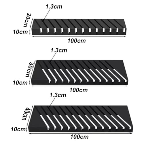Présentoir de carrelage vertical à 13 emplacements pour échantillon de pierre - 2