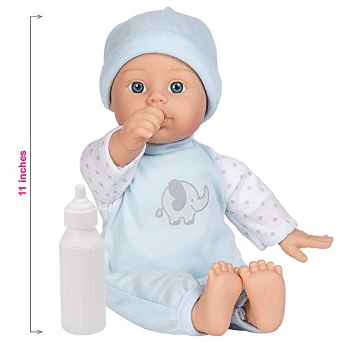 Adora Sweet Baby - 11” Soft & Cuddly Baby Doll, Realistic Features, Gentle Scent, Machine Washable, Lightweight & Easy to Hold | Adorable Playmate (Peanut) - Thumbnail 5