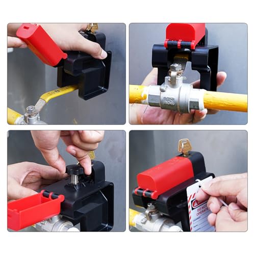 Bloquer vanne quart de tour avec ce verrouillage de balle réglable - 3