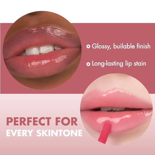 Image of rom&nd Juicy Lasting Tint | 23 Peach Peach Me | High-Shine Plumping Lip Gloss | Long-Lasting Hydrating Fruit-Inspired Color