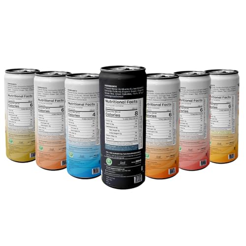 Image of RTB KOMBUCHA - Trial Pack (Guzzling Guava, Pinelicious, Spirit Up, Peachy Punch, Merry Mango, Mandarin Brew, Berrylicious) I 1750 ML