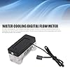 LICAEVEY Aluminum Alloy & Acrylic Digital Flow Meter Alarm with Temperature Monitoring, High & Low RPM Alerts for PC Water Cooling Systems (12 to 24V) #1