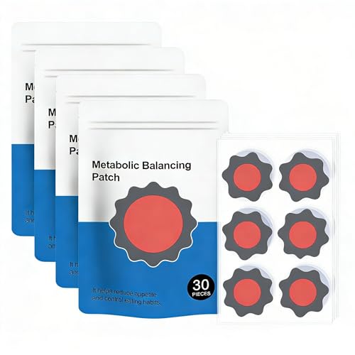 Abnehmpflaster, 120 Stück Abnehmpflaster, Metabalance Patch, Slimming Patch, Abnehmen Schnell Fettverbrenner, Für Stoffwechselgleichgewicht, Sanfte Beruhigung für Alle Körpertypen