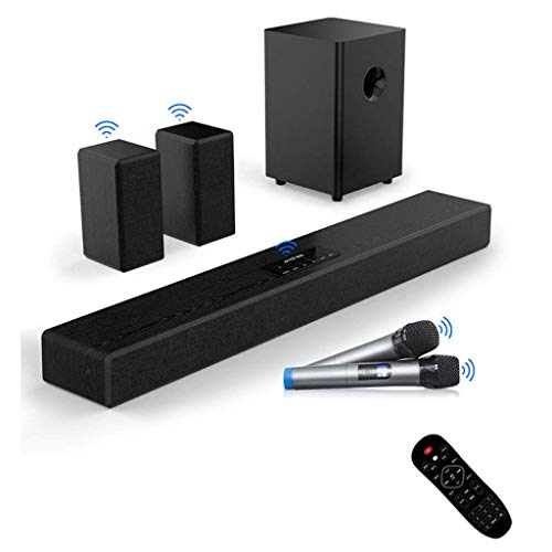 Soundbar, TV-Soundbar mit Subwoofer, 200W 2.1-Soundbar, kabelgebundenes und kabelloses Bluetooth 4.1-Lautsprecher für TV-HDMI